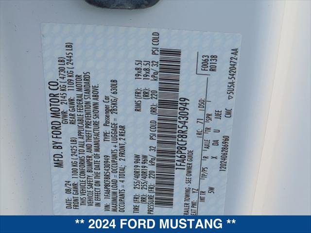 Certified 2024 Ford Mustang GT Premium RWD image 23