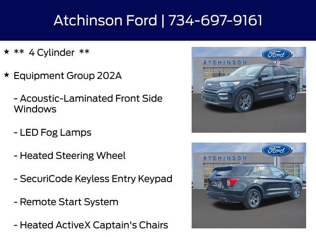 Certified 2024 Ford Explorer XLT w/ Equipment Group 202A AWD/4WD image 13