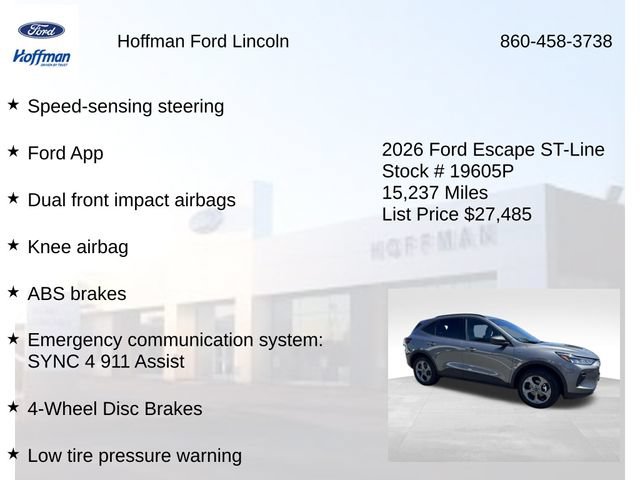 Certified 2026 Ford Escape ST-Line AWD/4WD image 24