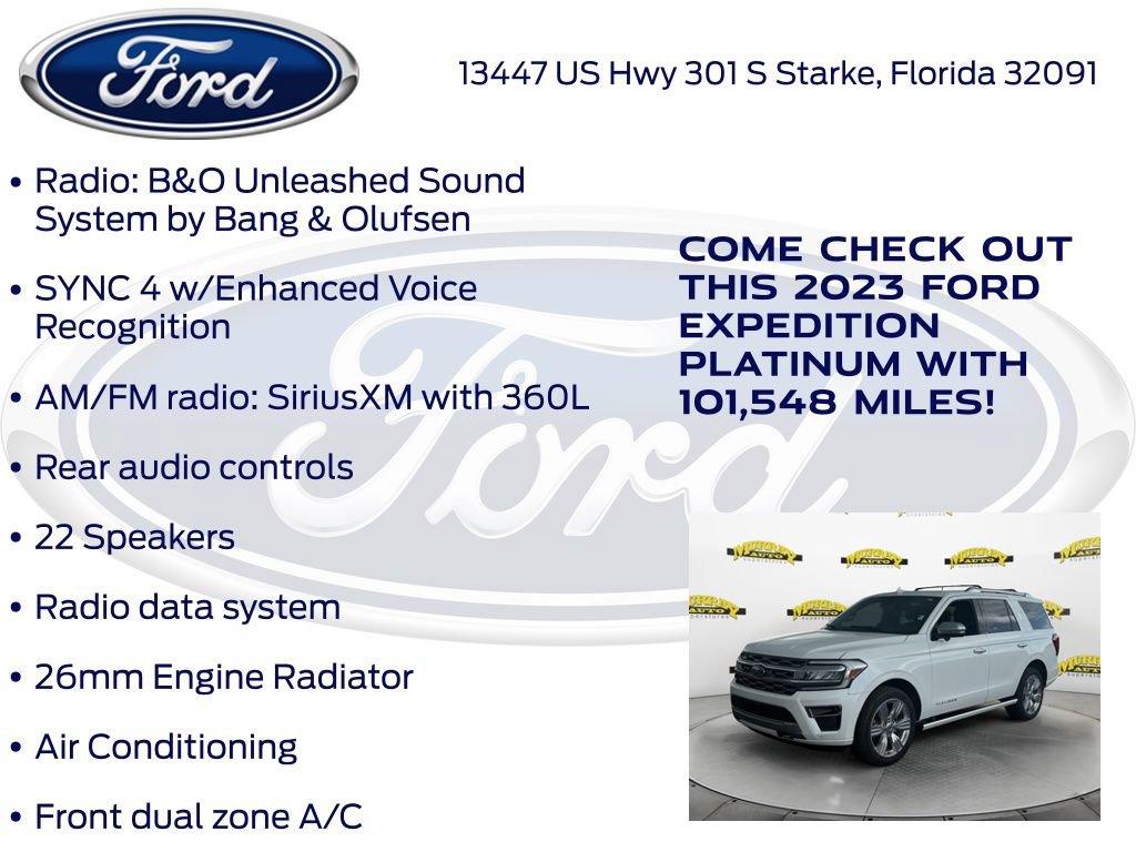 Certified 2023 Ford Expedition Platinum AWD/4WD image 27