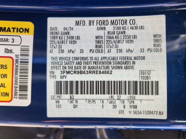 Certified 2024 Ford Bronco Sport Big Bend AWD/4WD image 25