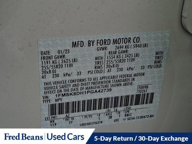 Certified 2023 Ford Explorer XLT w/ Equipment Group 202A image 27