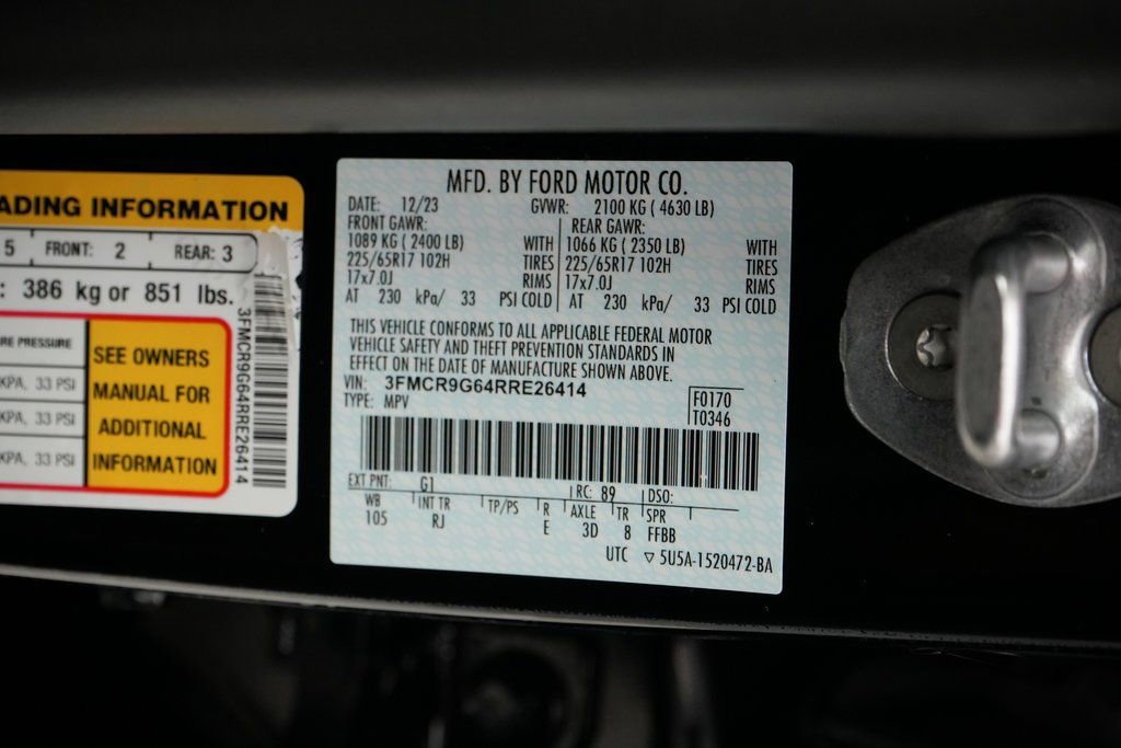 Certified 2024 Ford Bronco Sport Heritage AWD/4WD image 26