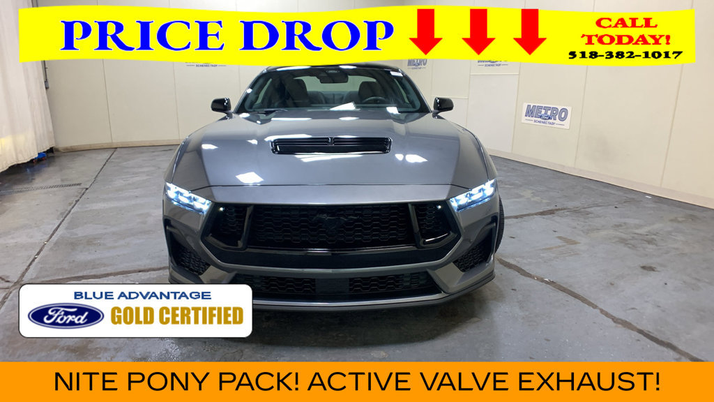 Certified 2025 Ford Mustang GT Premium w/ Mustang Nite Pony Package RWD image 8