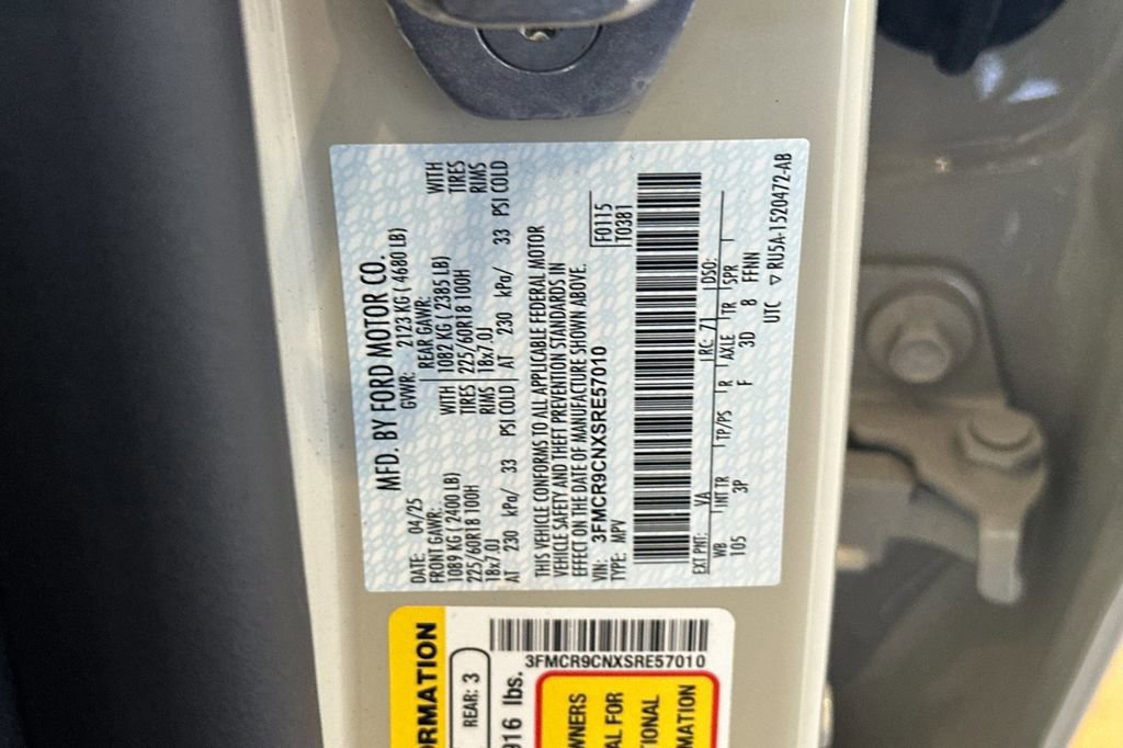 Certified 2025 Ford Bronco Sport Outer Banks w/ Outer Banks Tech Package+ image 32