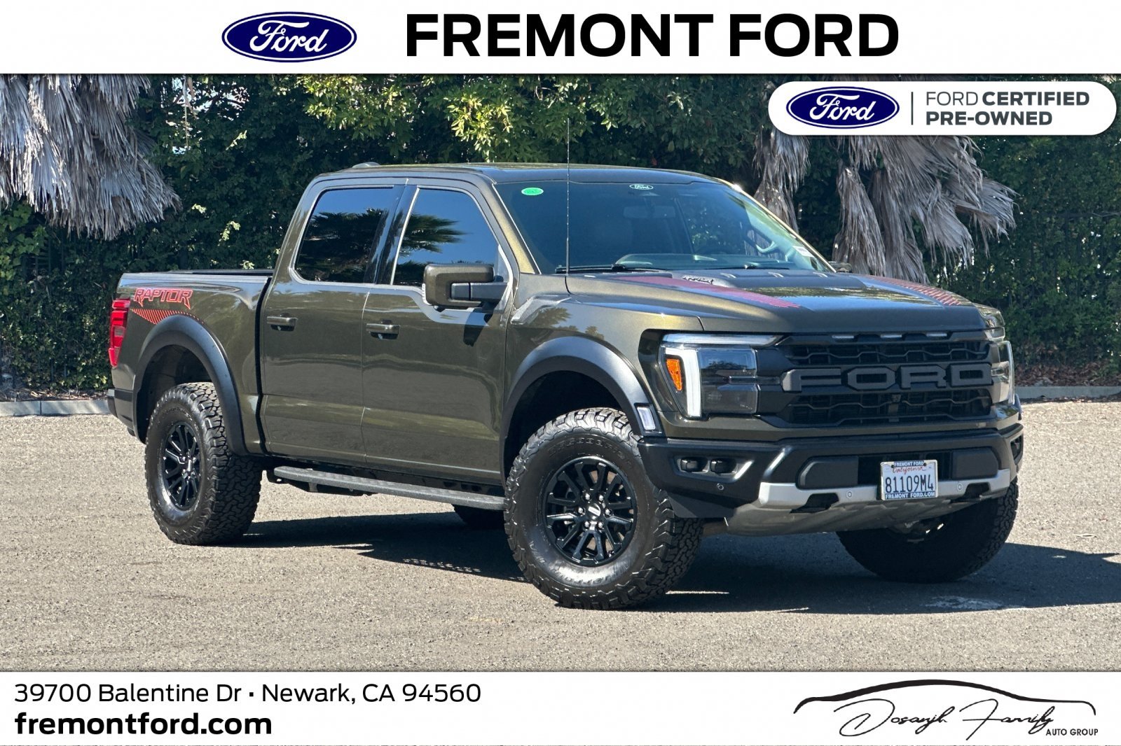Certified 2026 Ford F150 Raptor