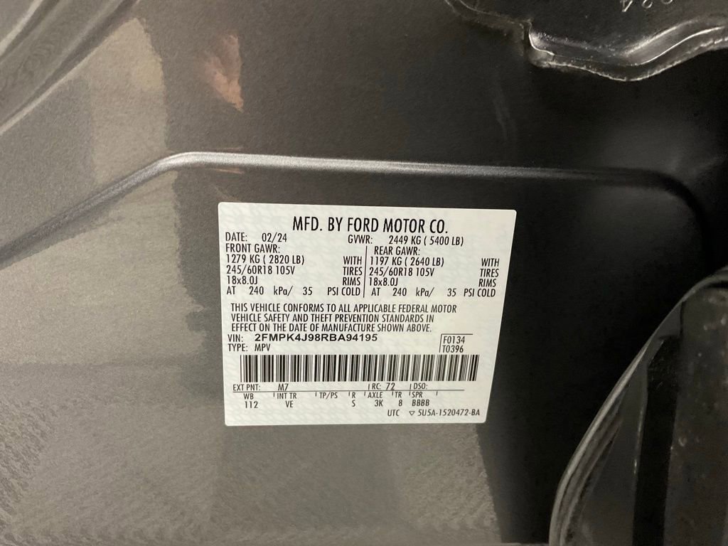 Certified 2024 Ford Edge SEL AWD/4WD image 26
