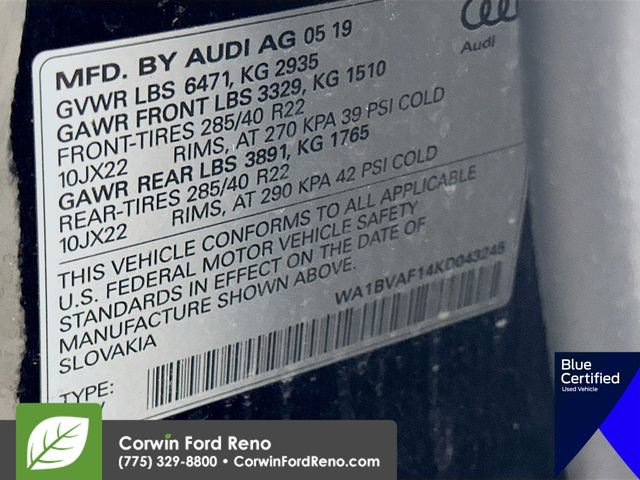 Used 2019 Audi Q8 Premium Plus AWD/4WD image 35