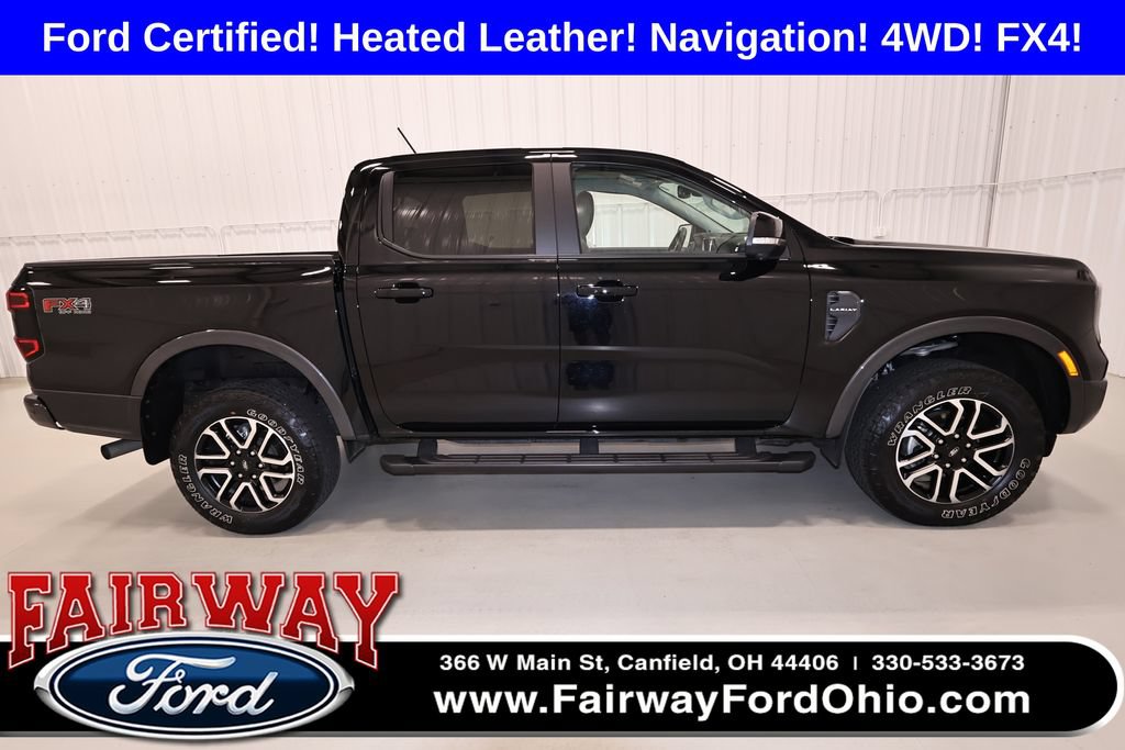 Certified 2024 Ford Ranger Lariat w/ FX4 Off-Road Package AWD/4WD image 1