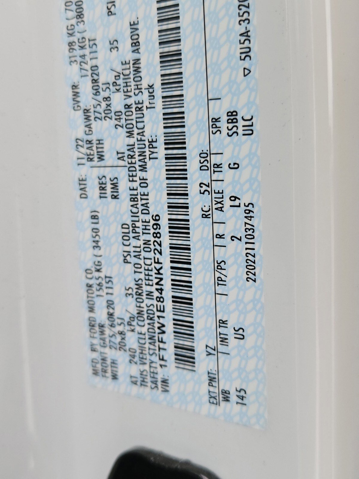 Certified 2022 Ford F150 XLT w/ Equipment Group 301A Mid image 32