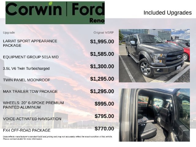 Certified 2017 Ford F150 Lariat AWD/4WD image 3