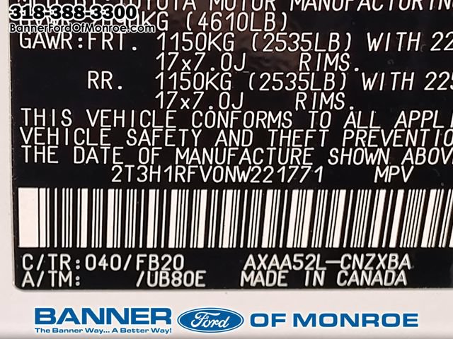 Used 2022 Toyota RAV4 LE FWD image 14