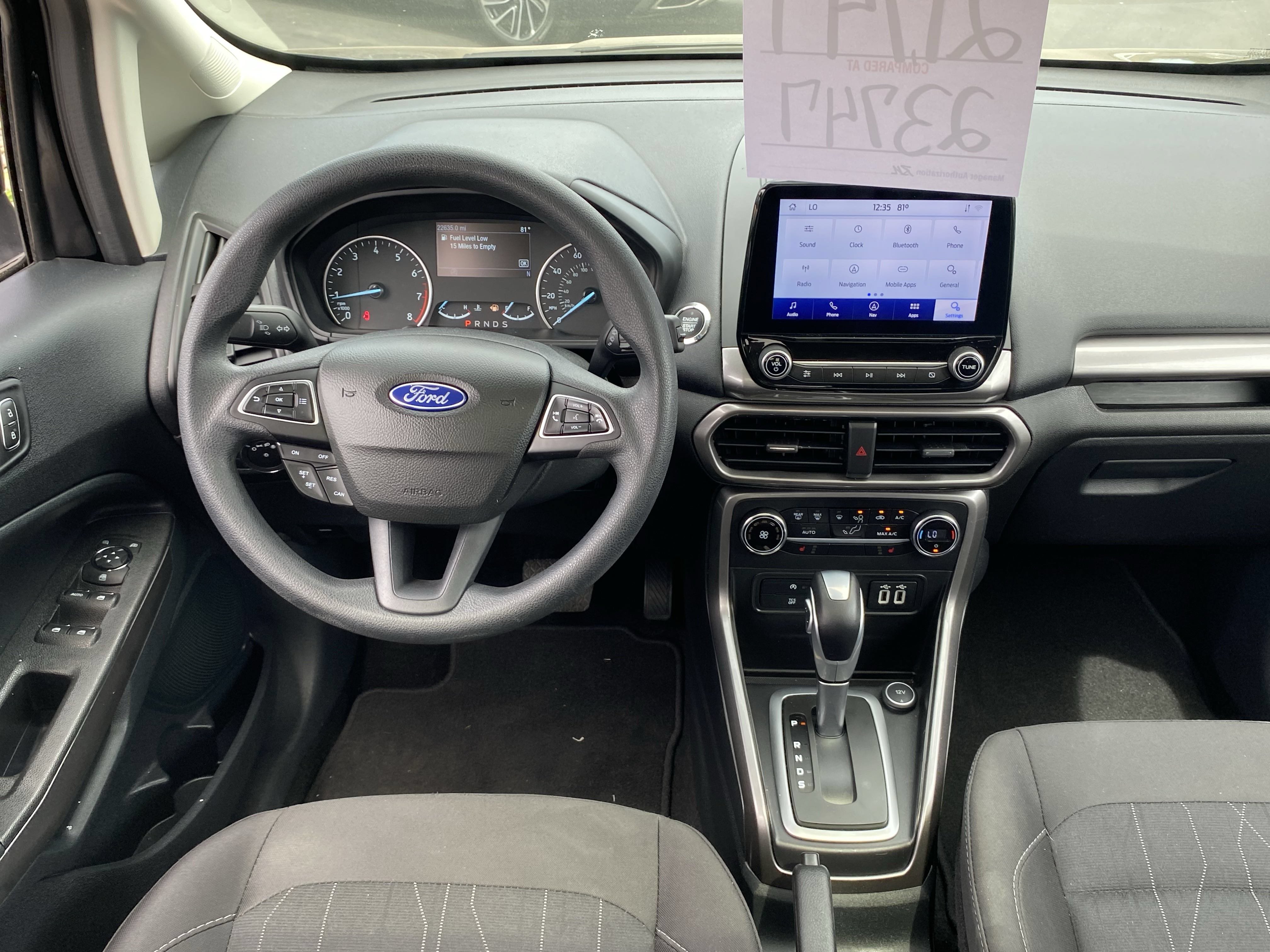 Certified 2022 Ford EcoSport SE w/ SE Convenience Package AWD/4WD image 8
