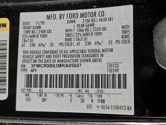 Certified 2021 Ford Bronco Sport Big Bend w/ Big Bend Package AWD/4WD image 27