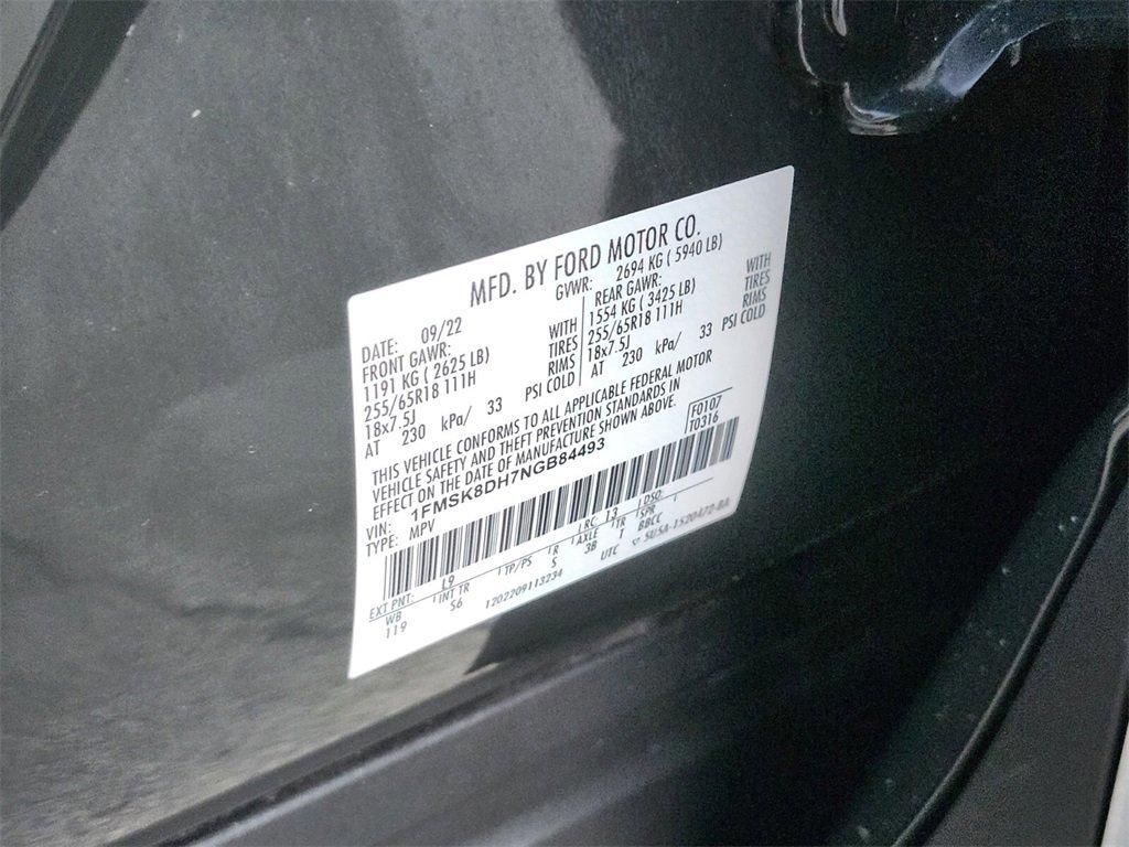 Certified 2022 Ford Explorer XLT w/ Equipment Group 202A image 36