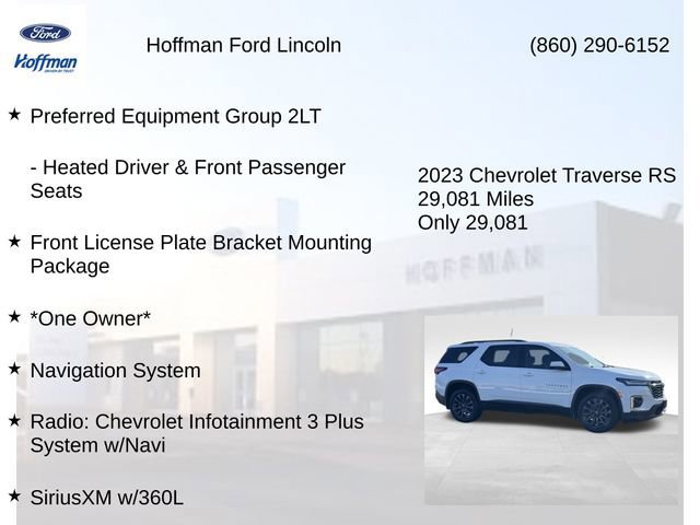 Used 2023 Chevrolet Traverse RS image 9