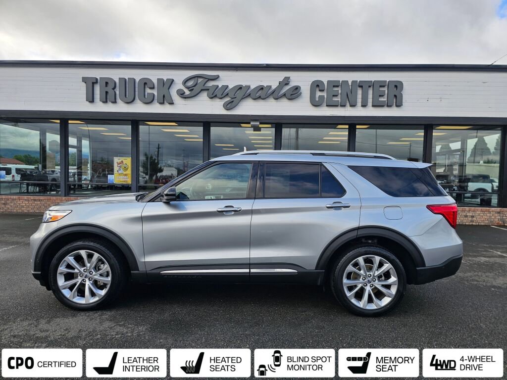Certified 2022 Ford Explorer Platinum w/ Equipment Group 601A AWD/4WD image 1