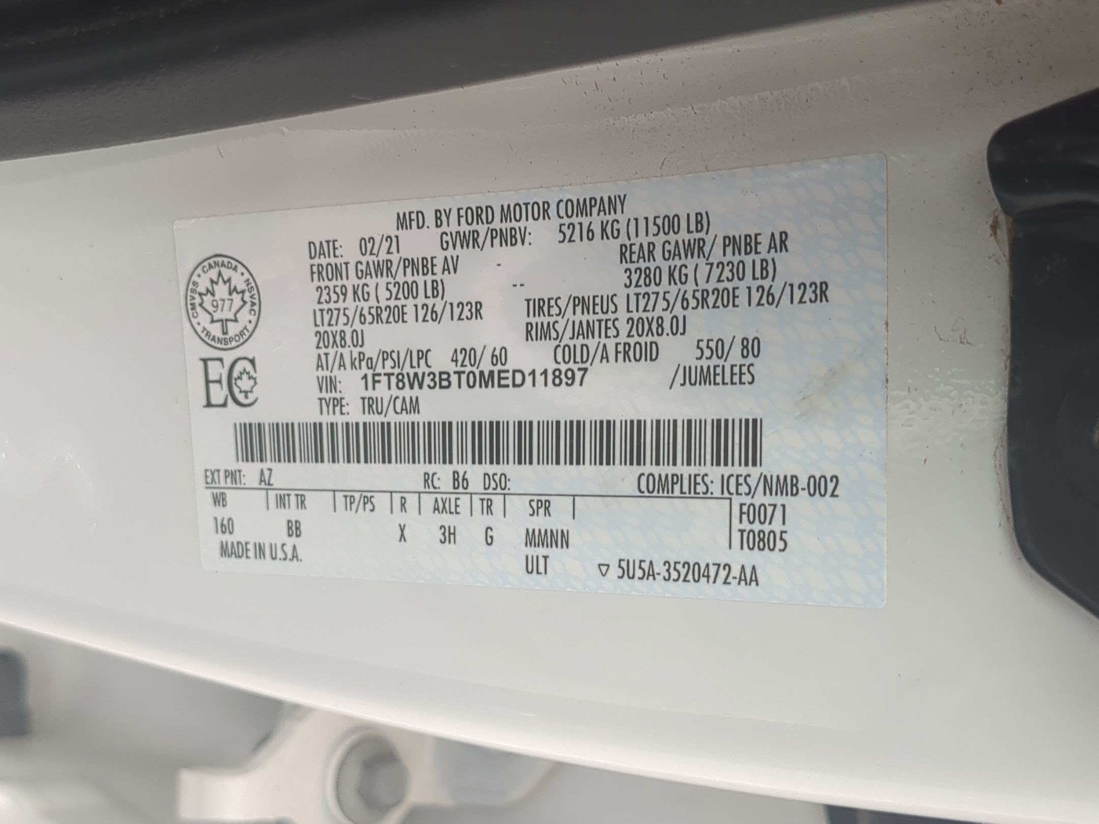 Certified 2021 Ford F350 Platinum AWD/4WD image 35