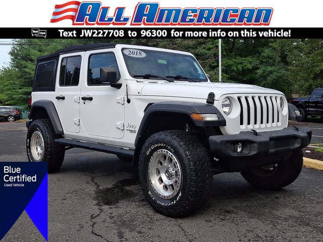 Used 2018 Jeep Wrangler Unlimited Sport S
