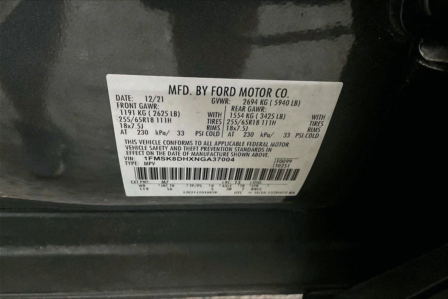 Certified 2022 Ford Explorer XLT w/ Equipment Group 202A image 34