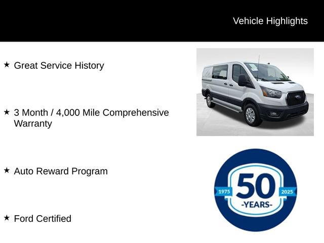 Certified 2025 Ford Transit 250 Low Roof w/ Exterior Upgrade Package RWD image 7