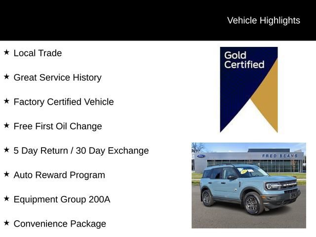 Certified 2022 Ford Bronco Sport Big Bend w/ Convenience Package image 9