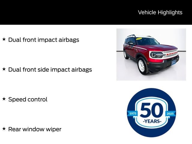 Certified 2025 Ford Bronco Sport Heritage AWD/4WD image 21