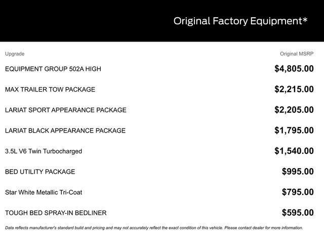 Certified 2023 Ford F150 Lariat w/ Equipment Group 502A High image 21