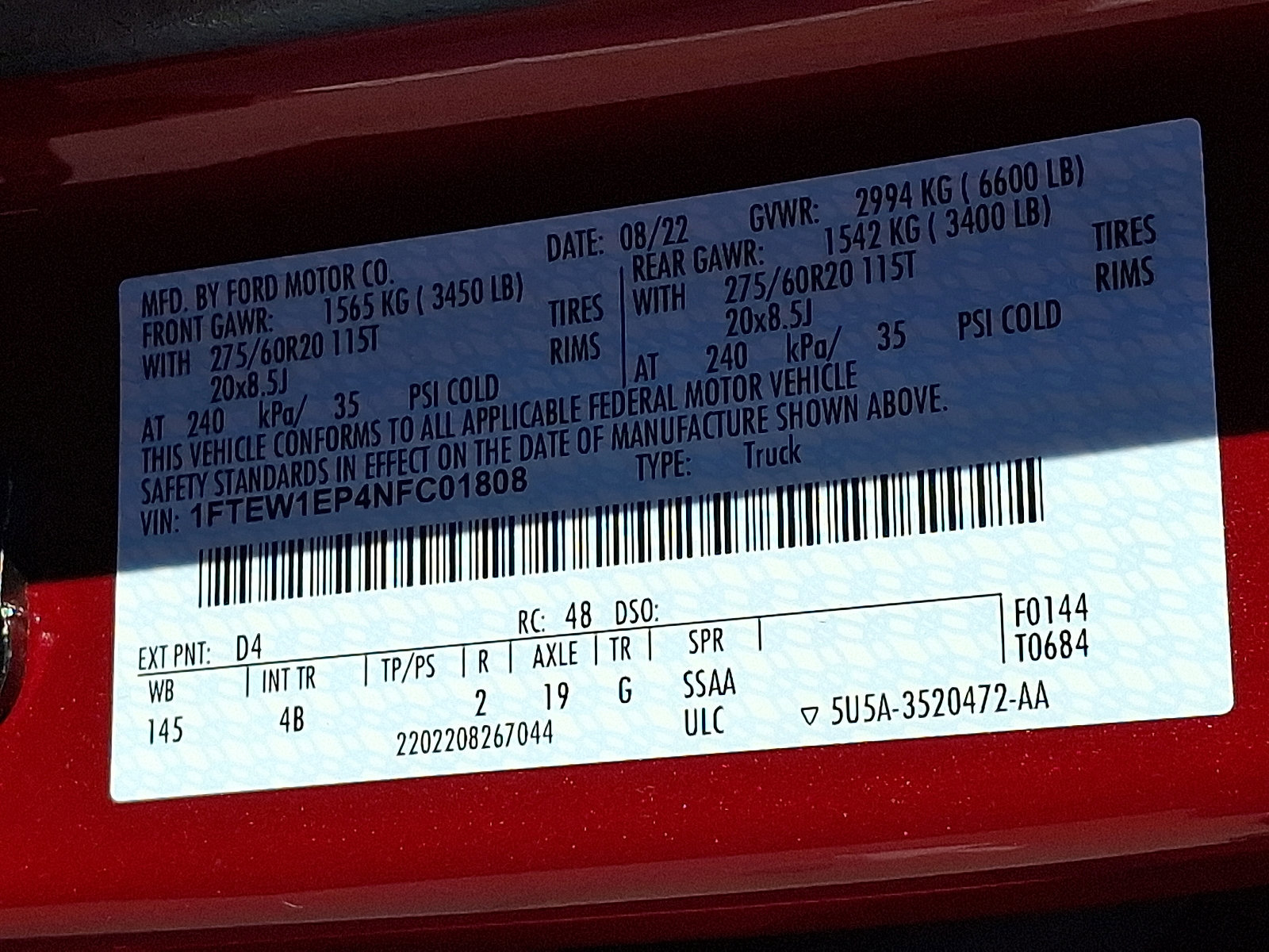 Certified 2022 Ford F150 XLT w/ Equipment Group 302A High image 26