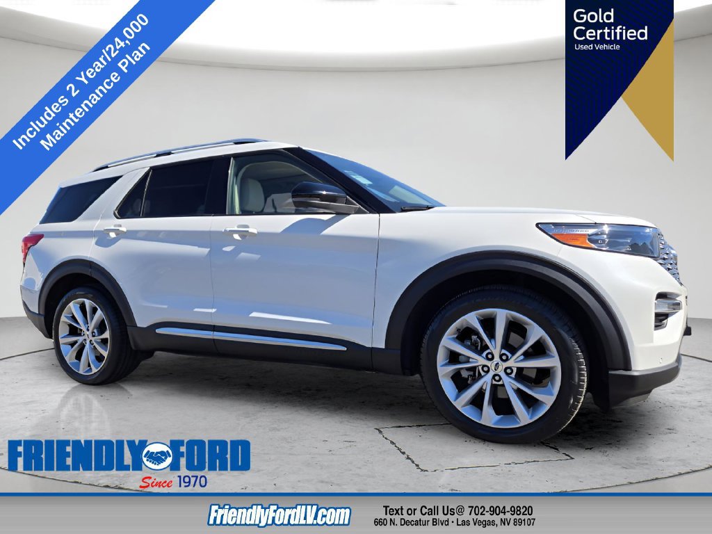 Certified 2023 Ford Explorer Platinum w/ Technology Package RWD image 1