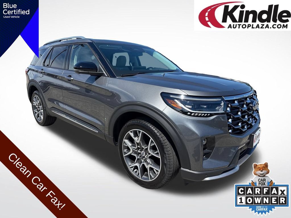 Certified 2025 Ford Explorer Platinum w/ Ultimate Package AWD/4WD image 1