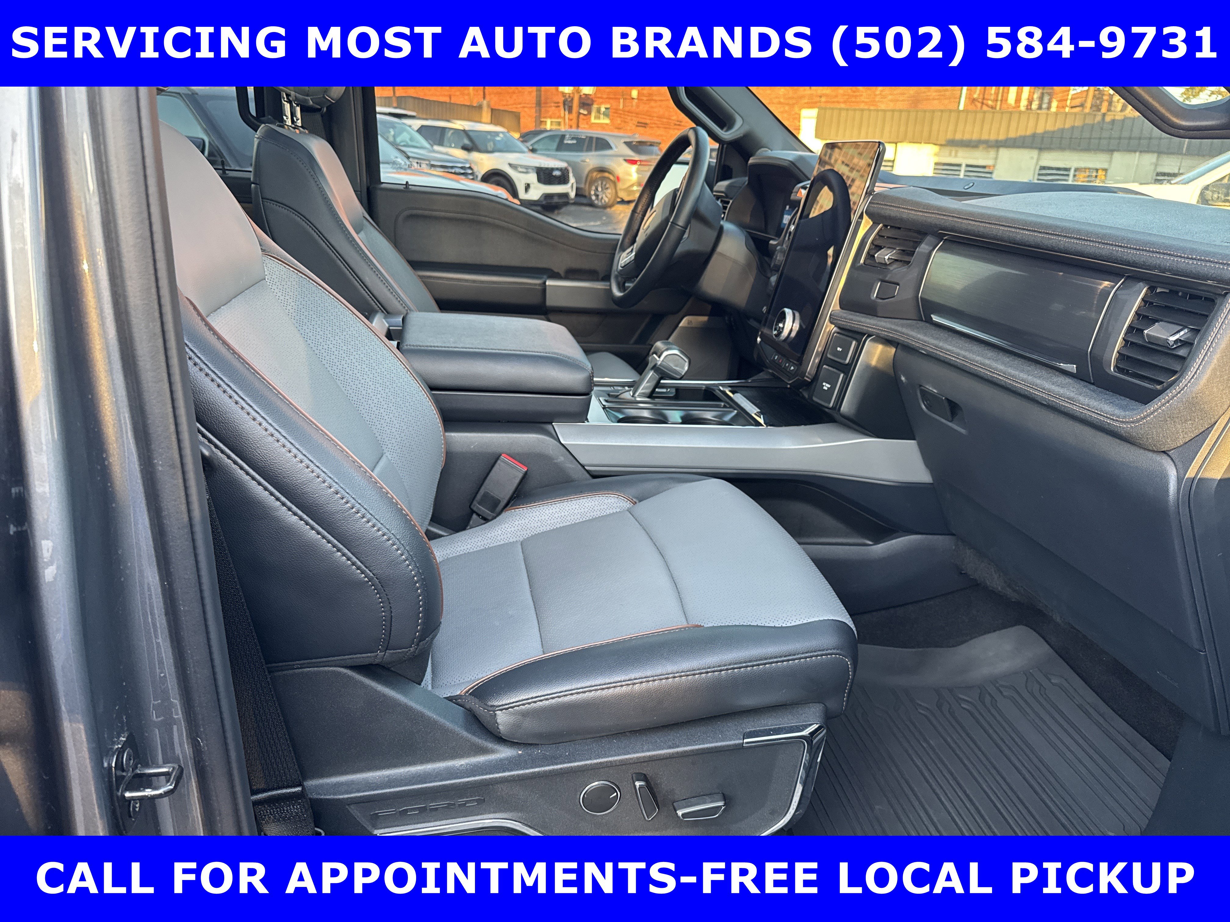 Certified 2024 Ford F150 Lightning Lariat w/ Max Trailer Tow Package image 14