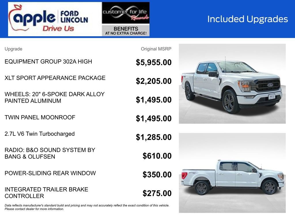 Certified 2023 Ford F150 XLT w/ Equipment Group 302A High image 9