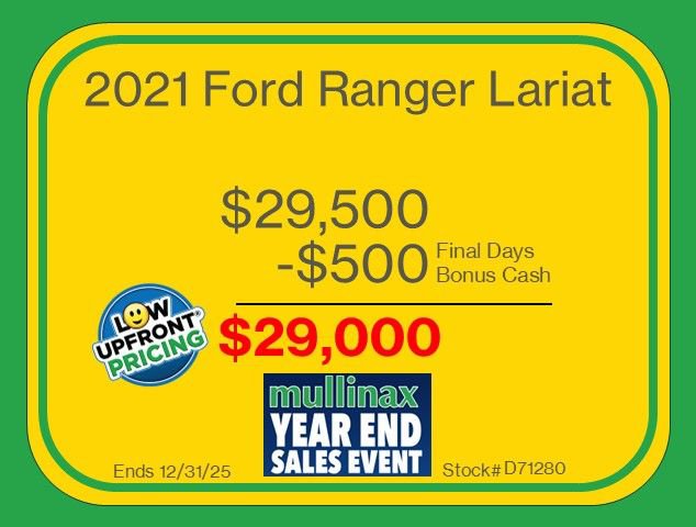 Certified 2021 Ford Ranger Lariat image 3