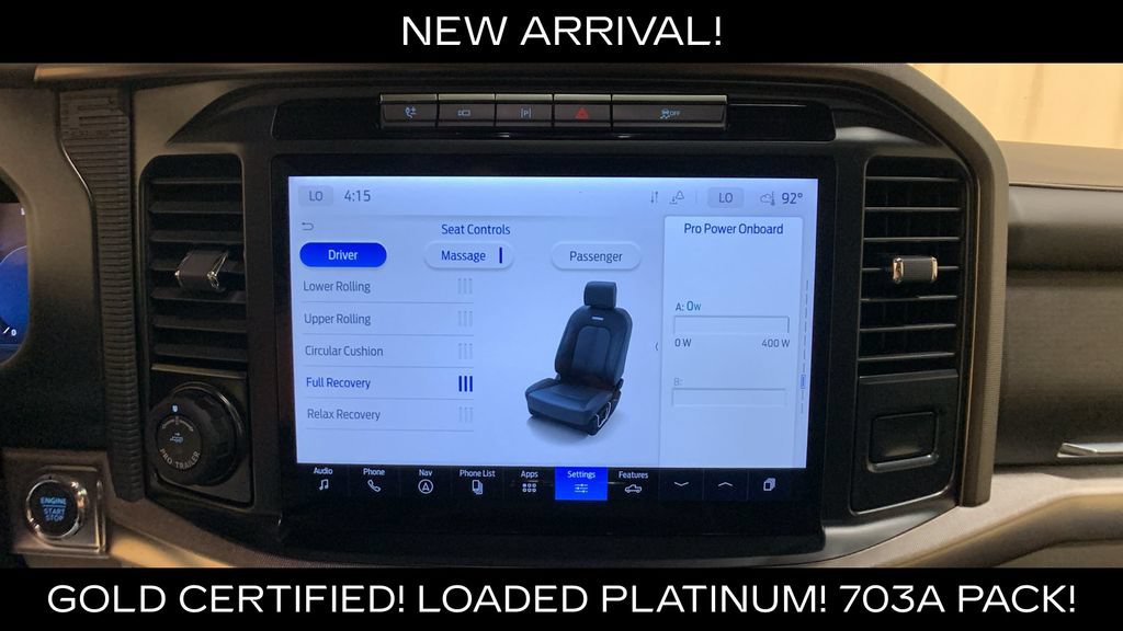 Certified 2024 Ford F150 Platinum w/ Equipment Group 703A Plus AWD/4WD image 42