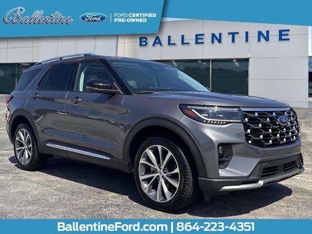 Certified 2025 Ford Explorer Platinum w/ Ultimate Package