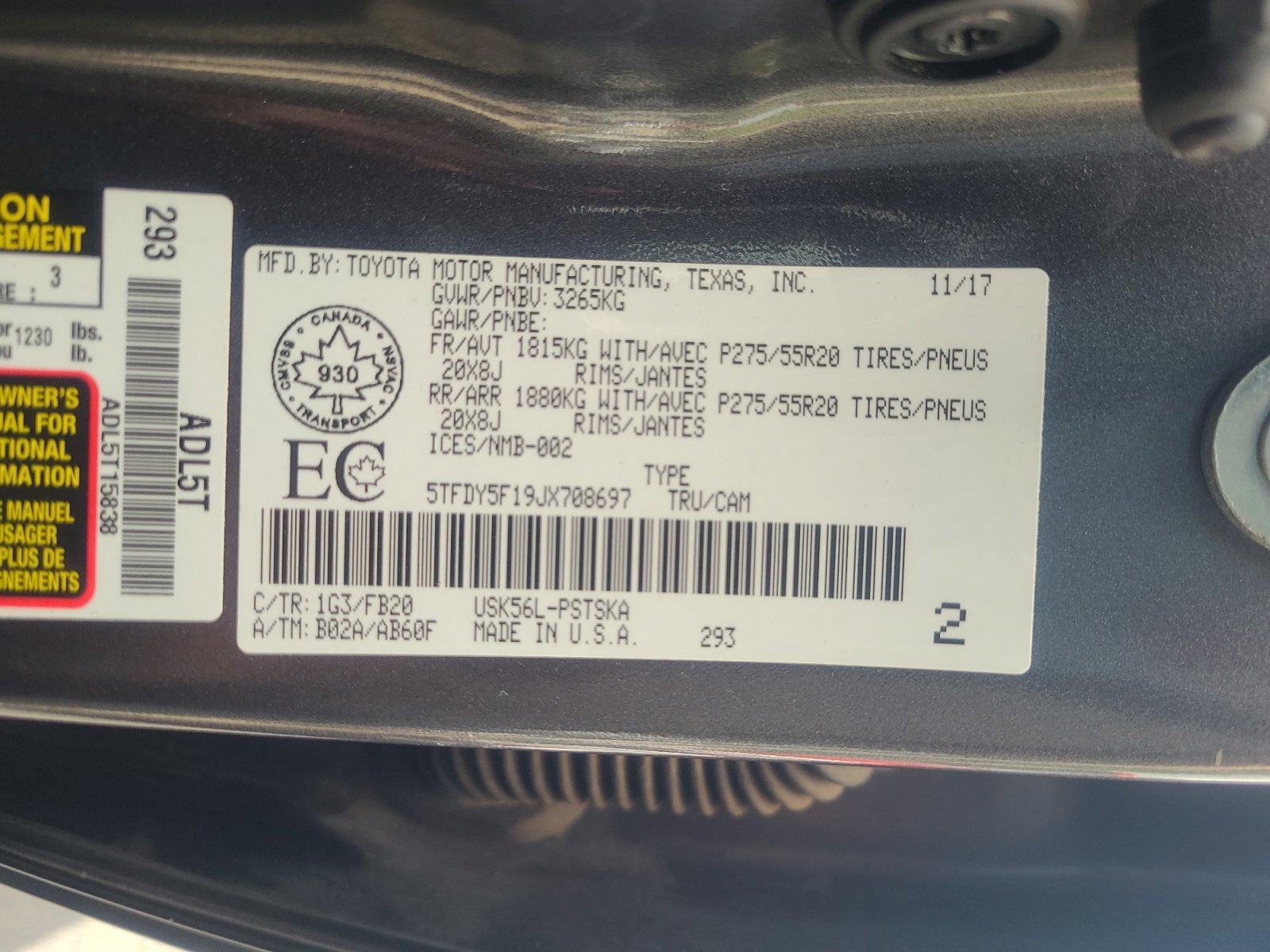 Used 2018 Toyota Tundra SR5 AWD/4WD image 25