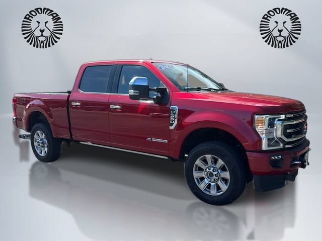 Certified 2021 Ford F350 Platinum w/ FX4 Off-Road Package AWD/4WD image 3