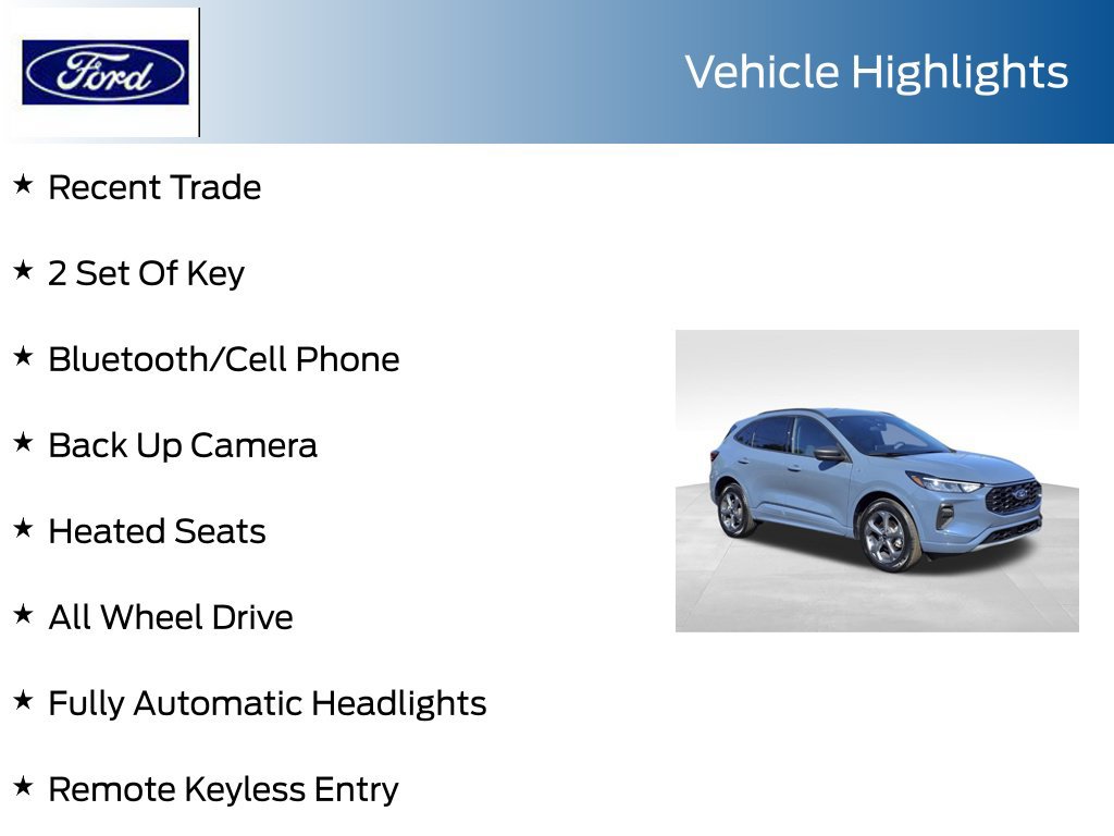 Certified 2024 Ford Escape ST-Line w/ Tech Pack #1 AWD/4WD image 8