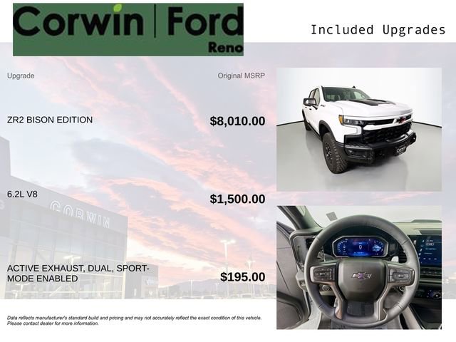 Used 2026 Chevrolet Silverado 1500 ZR2 w/ ZR2 Bison Edition AWD/4WD image 3