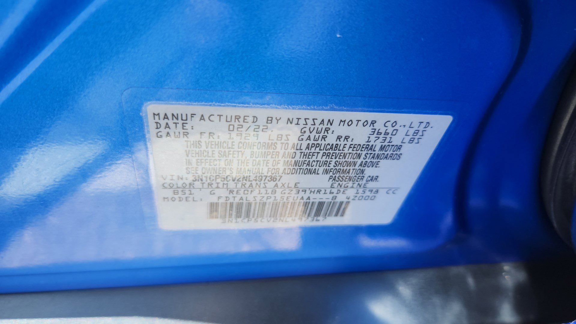 Used 2022 Nissan Kicks SV FWD image 22
