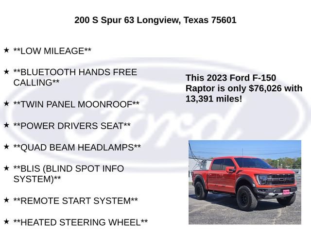 Certified 2023 Ford F150 Raptor image 15