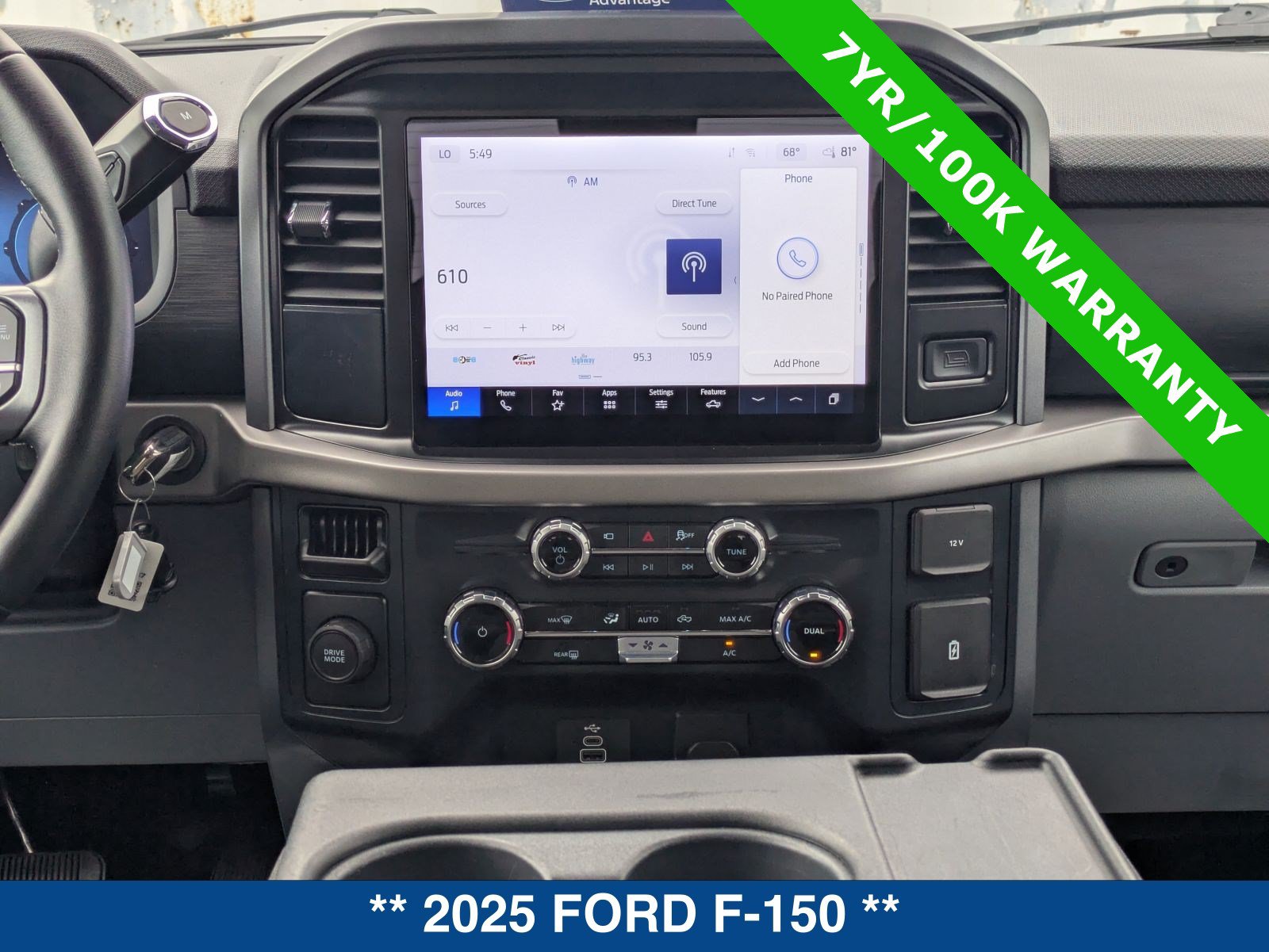 Certified 2025 Ford F150 XLT w/ Equipment Group 301A Standard RWD image 19