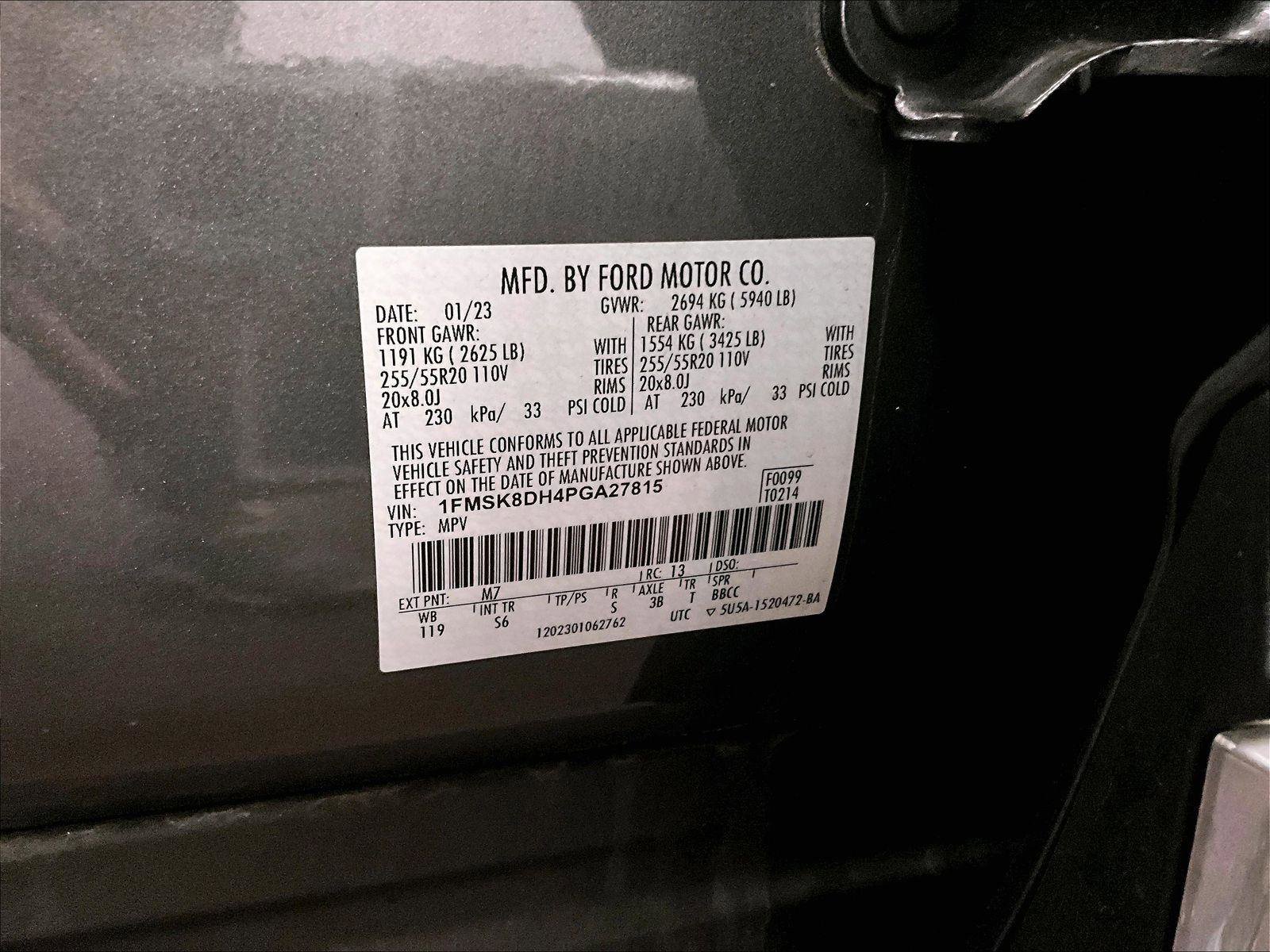 Certified 2023 Ford Explorer XLT w/ Equipment Group 202A image 33