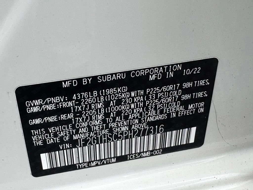 Used 2023 Subaru Crosstrek 2.5i Sport AWD/4WD image 39