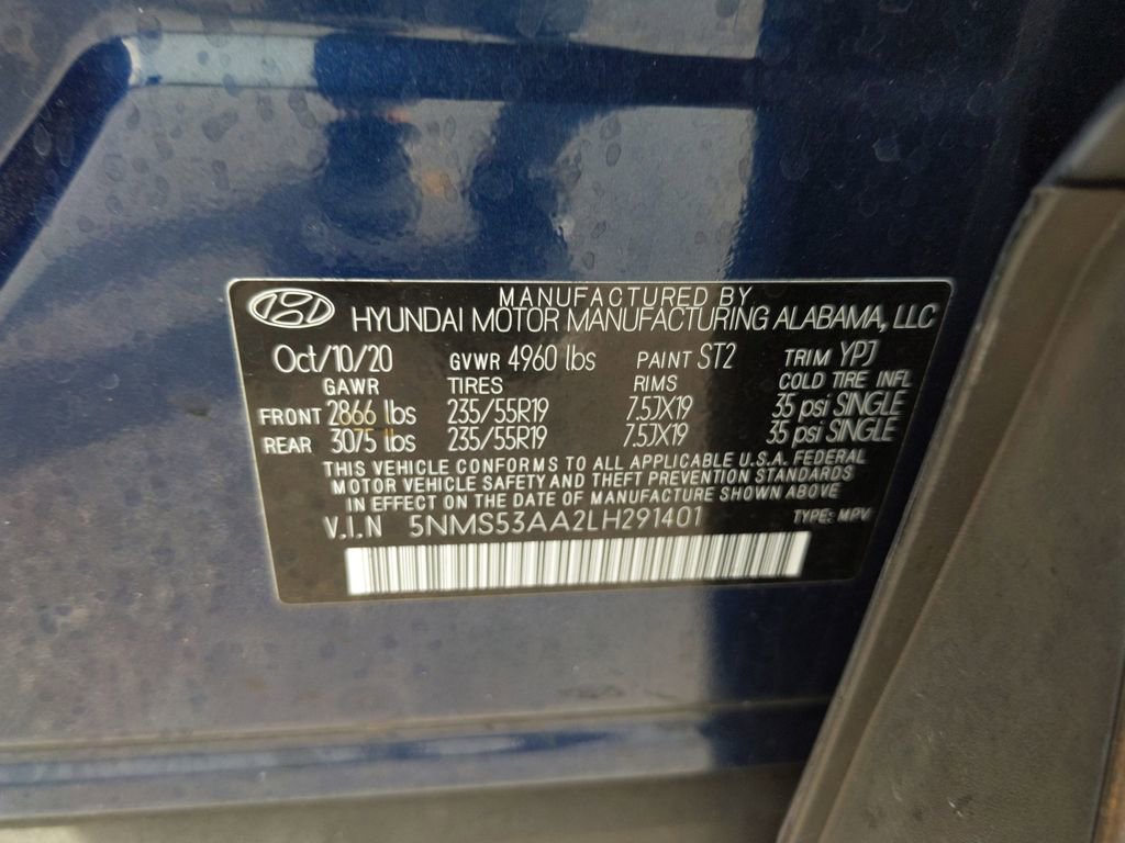 Used 2020 Hyundai Santa Fe Limited image 34