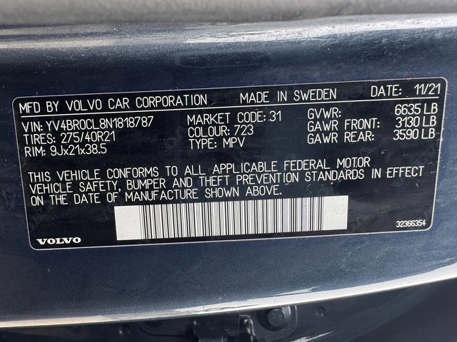 Used 2022 Volvo XC90 T8 Inscription w/ Advanced Package image 28