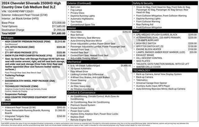 Used 2024 Chevrolet Silverado 2500 High Country w/ High Country Premium Package image 35