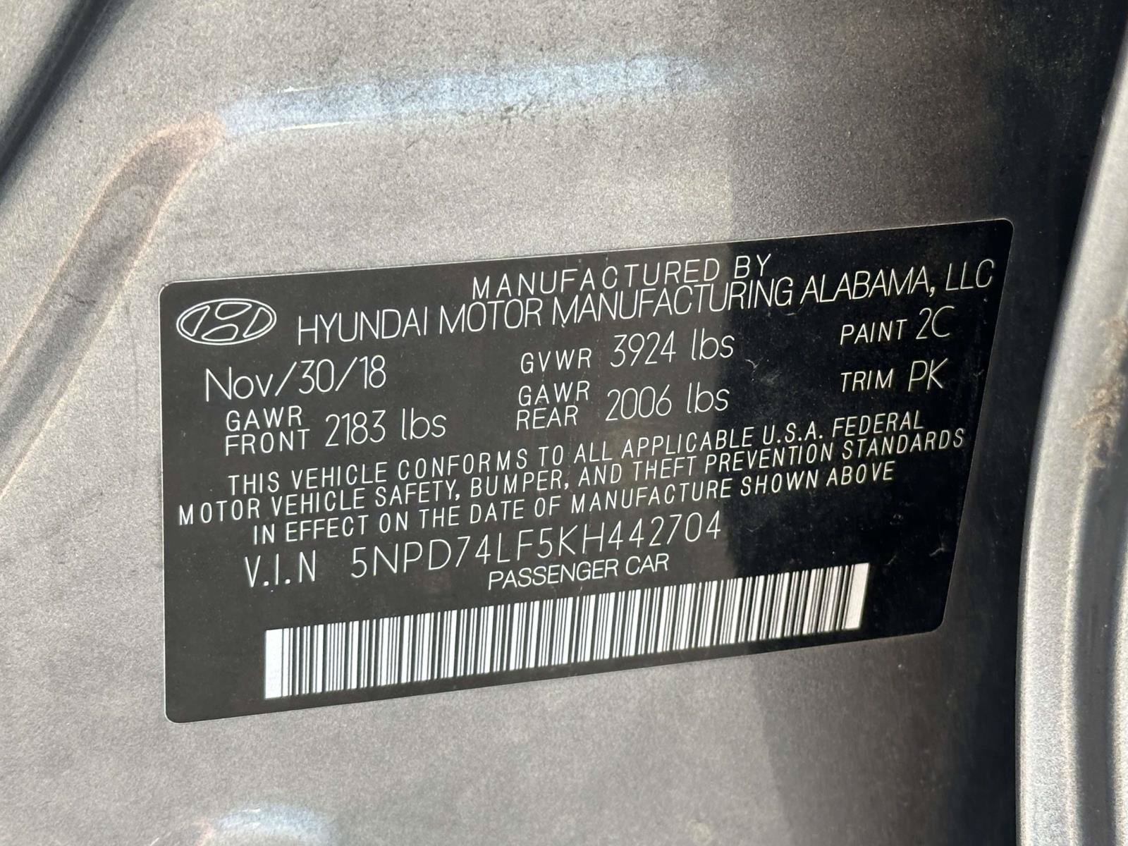 Used 2019 Hyundai Elantra SE FWD image 11