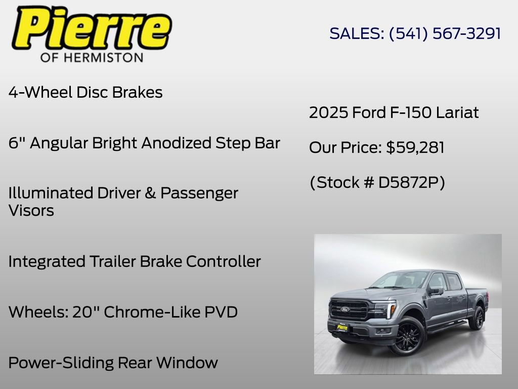 Certified 2025 Ford F150 Lariat AWD/4WD image 18